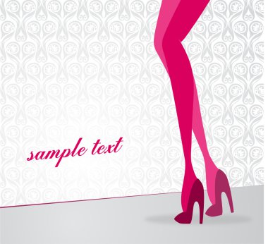 Woman legs. clipart