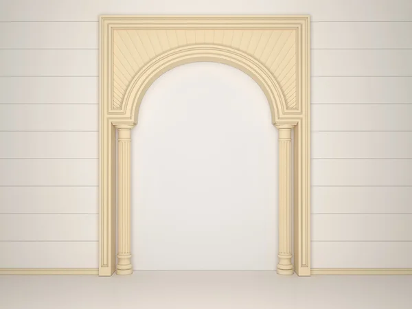 Classical portal with columns and an arcade — Stock Photo, Image