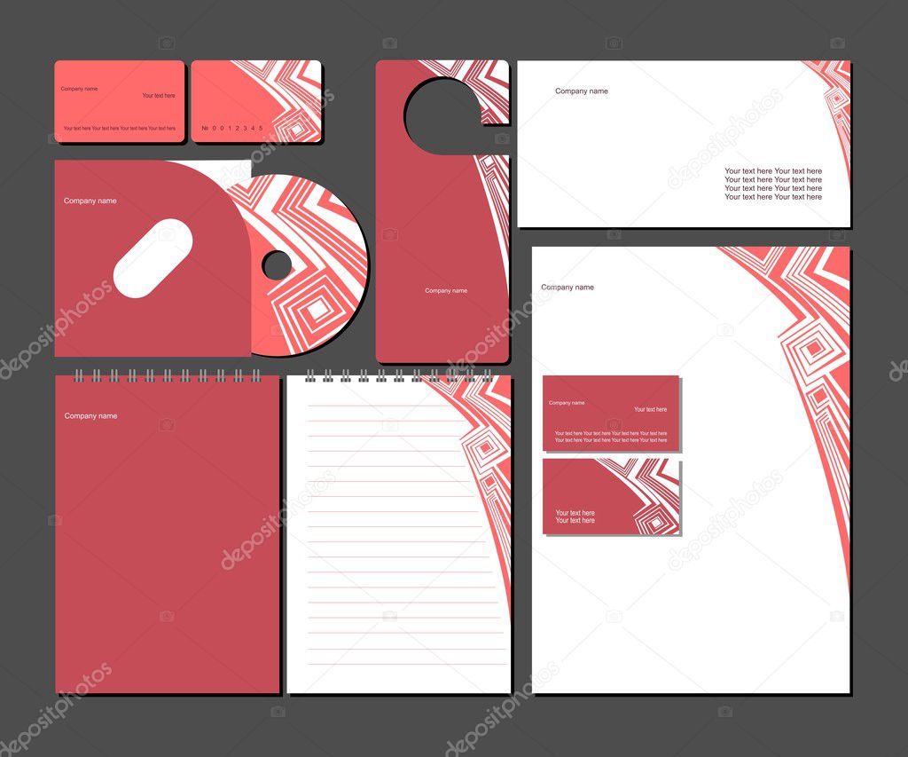 Business style templates. Vector illustration.