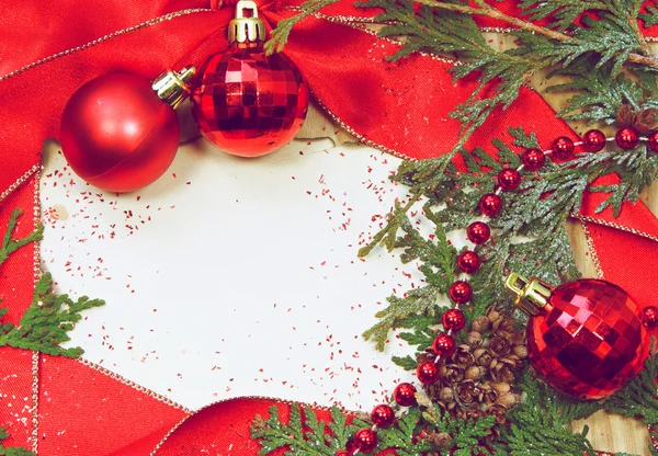Farbenfroher weihnachtlicher Hintergrund. — Stockfoto