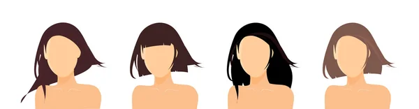 Stock vector Hair styling icons