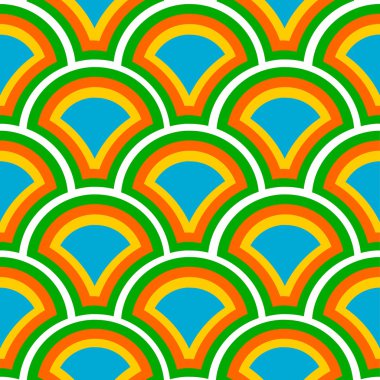 Seamless Retro Background 04 clipart