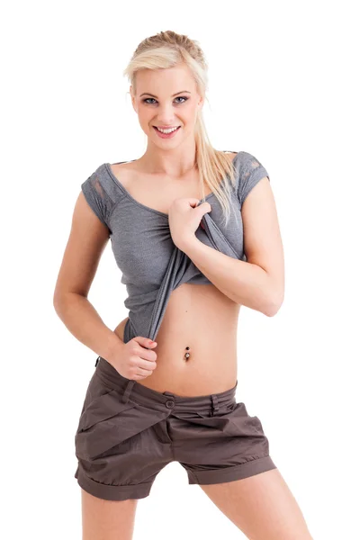 My belly is OK! — Stock Photo, Image