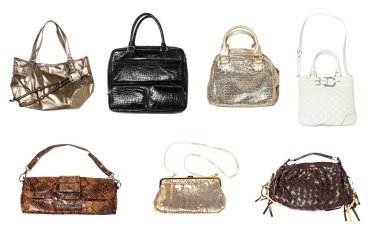 Set of women handbags clipart