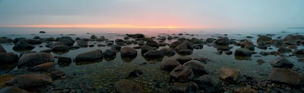 Vista panorâmica de uma baía — Fotografia de Stock
