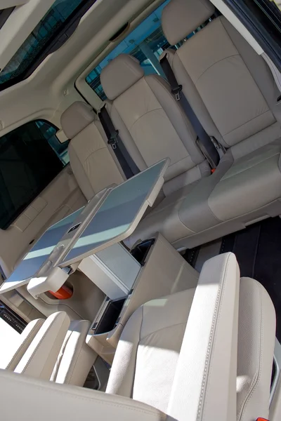 Interior of a minivan — Stock Photo, Image