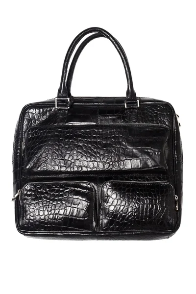 Schwarze Damenhandtasche — Stockfoto