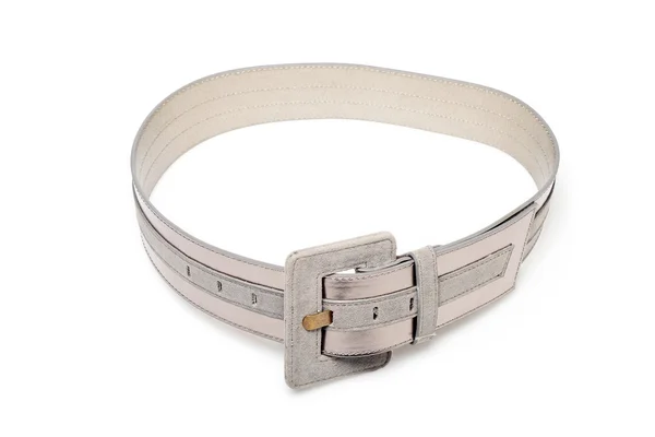 Cinturão de couro dourado — Fotografia de Stock