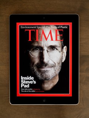 Steve Jobs On Cover clipart