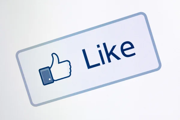 Thumbs Up Like Button — Stock Photo, Image