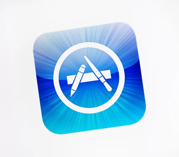Логотип Apple App Store — стоковое фото