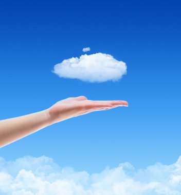 Offer A Cloud Concept clipart