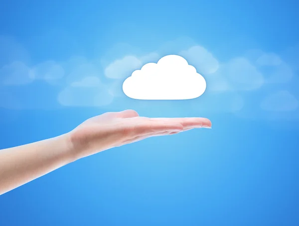 Cloud computing-concept — Stockfoto