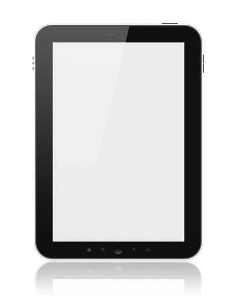 Ordinateur tablette avec écran vierge isolé — Photo