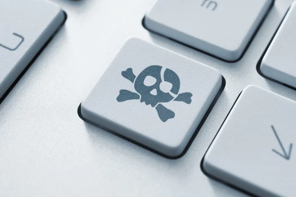 Піратство атаки ключових — стокове фото