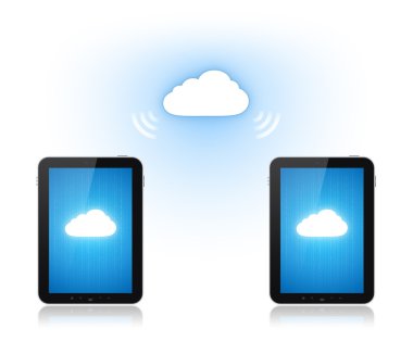 Cloud Computing Communication clipart