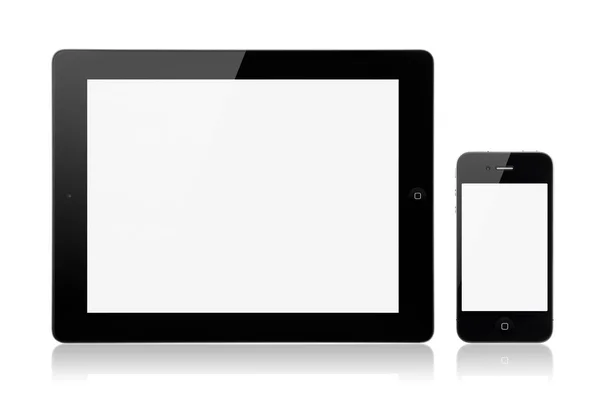 Apple iPad3 With Apple iPhone4S — Stock Photo, Image