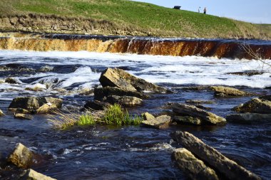 View of the river Tosna clipart