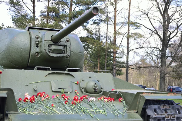 Régi szovjet tank — Stock Fotó