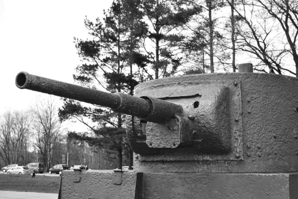 Starý tank SSSR — Stock fotografie