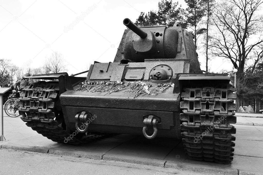 Old Soviet Union tank