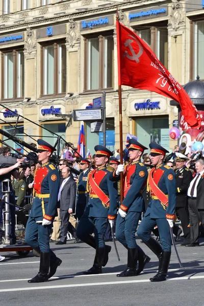 Παρέλαση νίκη στην Αγία Πετρούπολη — Φωτογραφία Αρχείου