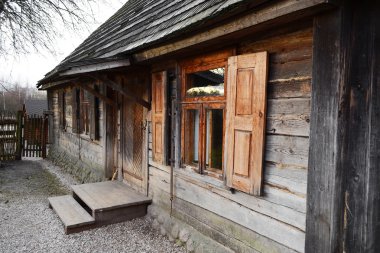 Old farmhouse in Zaslavl clipart