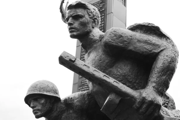 Andra världskriget memorial i polotsk — Stockfoto