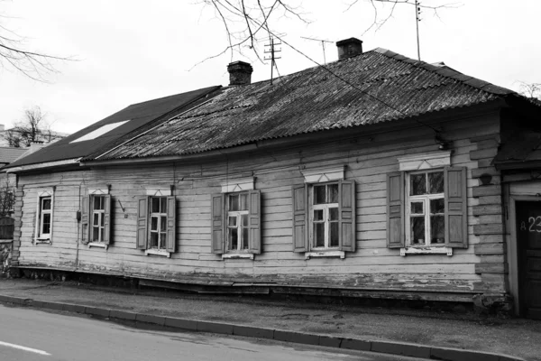 省级房子在波洛茨克 — 图库照片