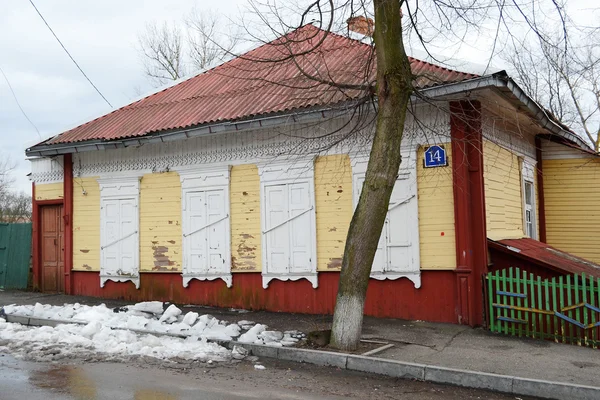 省级房子在波洛茨克 — 图库照片