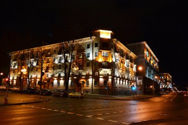 gece cityscape minsk