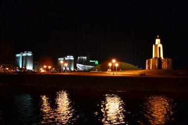 gece cityscape minsk.