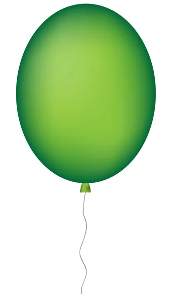 Green big balloon — Stock Vector