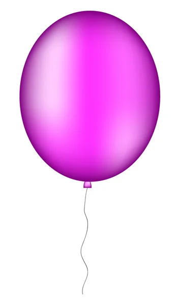 Pink big balloon — Stock Vector