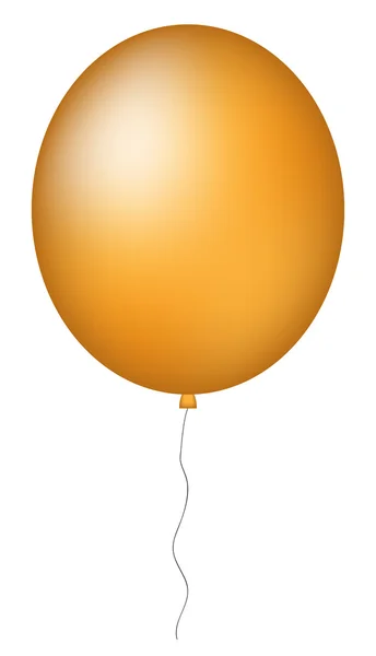 Balão grande laranja —  Vetores de Stock