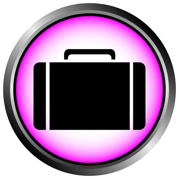 Button with a portfolio — Stock Vector