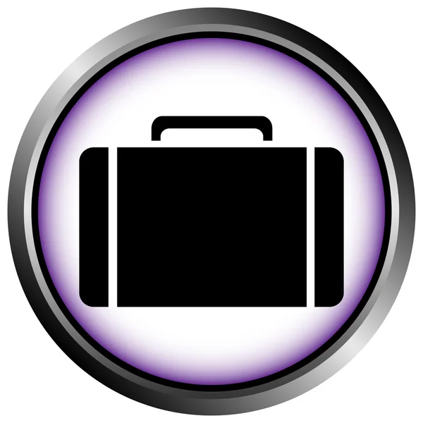 Button with a portfolio — Stock Vector