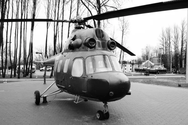 Ruský vrtulník v muzeu — Stock fotografie