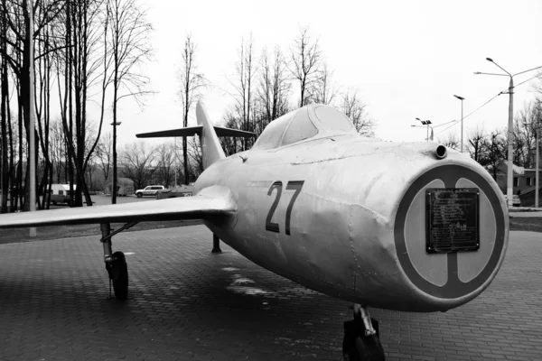 Velho avião militar russo — Fotografia de Stock