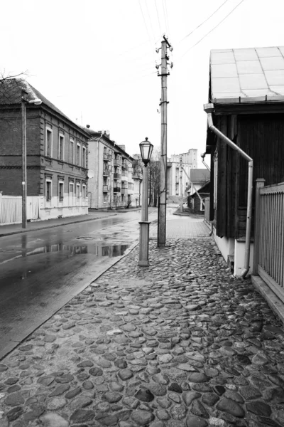 Utsikt över gatan i centrala delen av vitebsk — Stockfoto