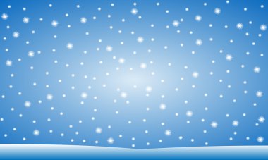 Snow fall clipart