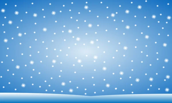 Chute neige — Image vectorielle