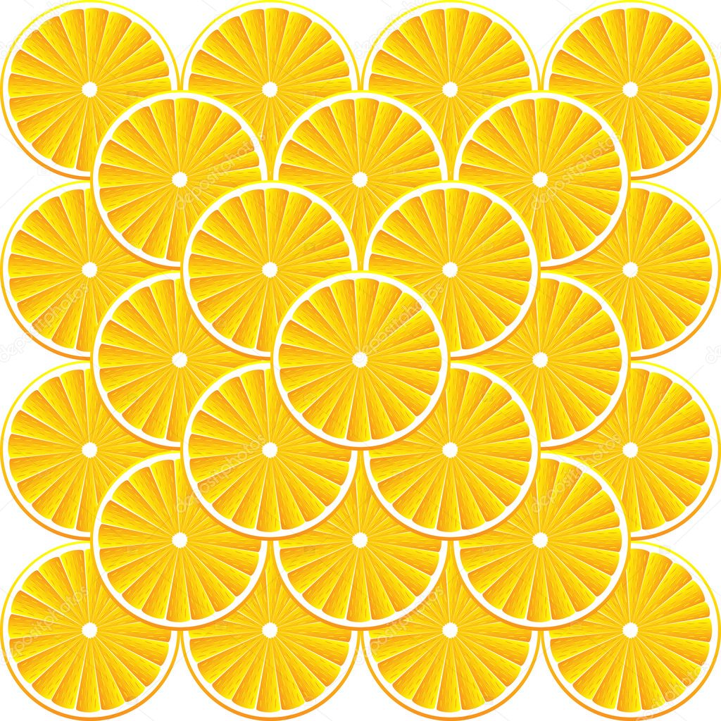 Vector background with oranges