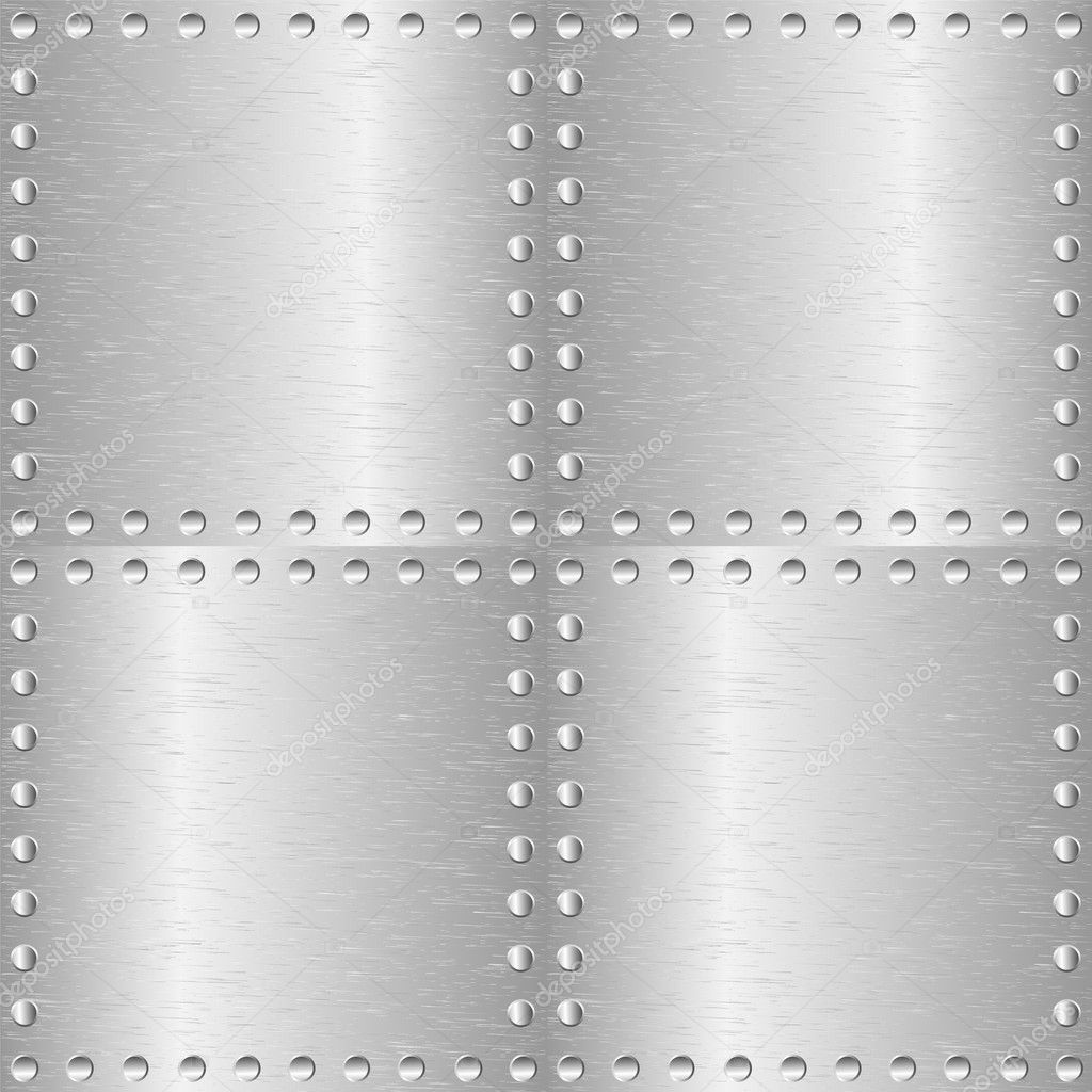 Brushed metal, template background.