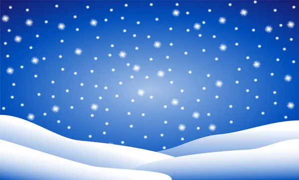 Chute neige — Image vectorielle