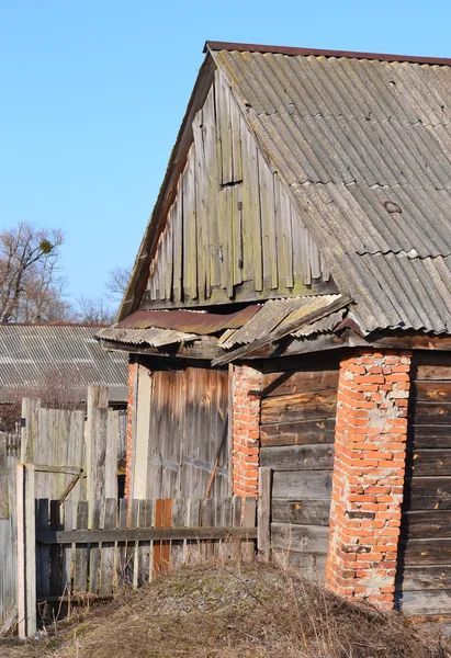 古いれんが造りの小屋 — ストック写真