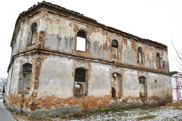 The ruins of a synagogue in Stolin — Stock Photo, Image