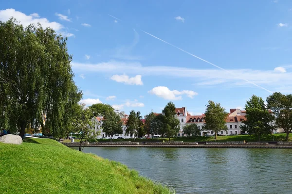 stock image View of Minsk on a sunny summer day