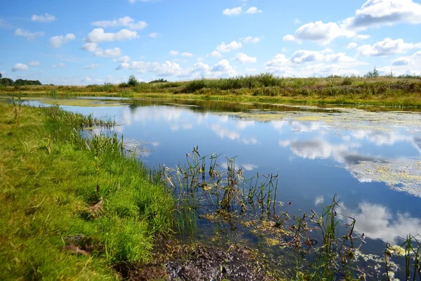 stock image View of the river Kopanets