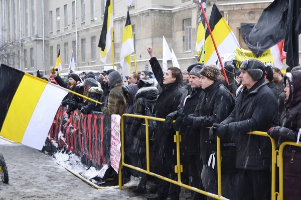 Wiecu opozycji w Sankt Petersburgu — Zdjęcie stockowe